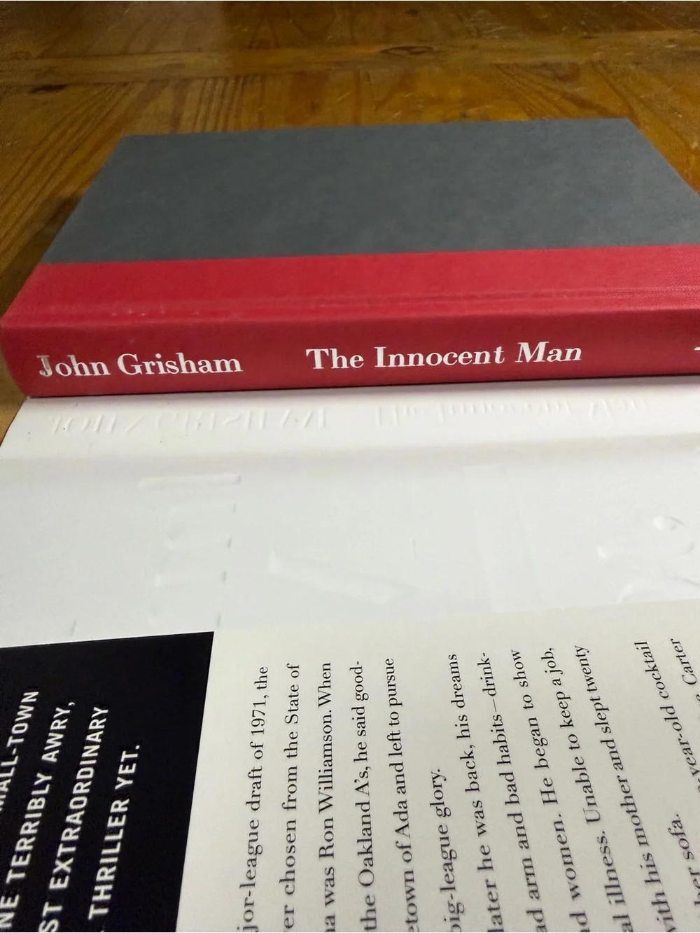 John Grisham The Innocent Man 2006 First Edition First Printing Hardcover DJ